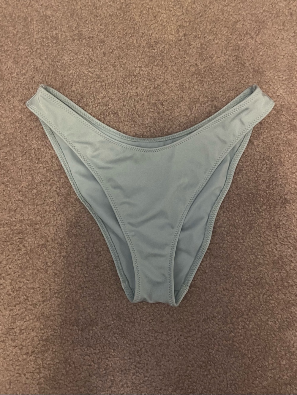 PacSun Swim Eco Light Blue High Leg Cheeky Bikini Bottoms